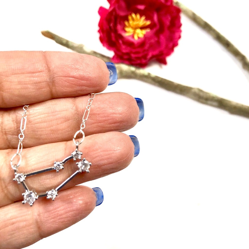 Gemini Necklace, Constellation, Zodiac, Astrology